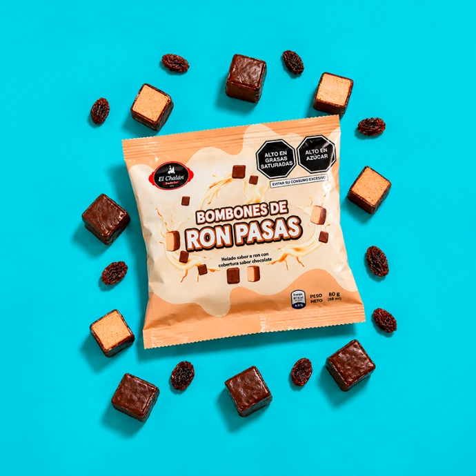 Bombones de Ron Pasas