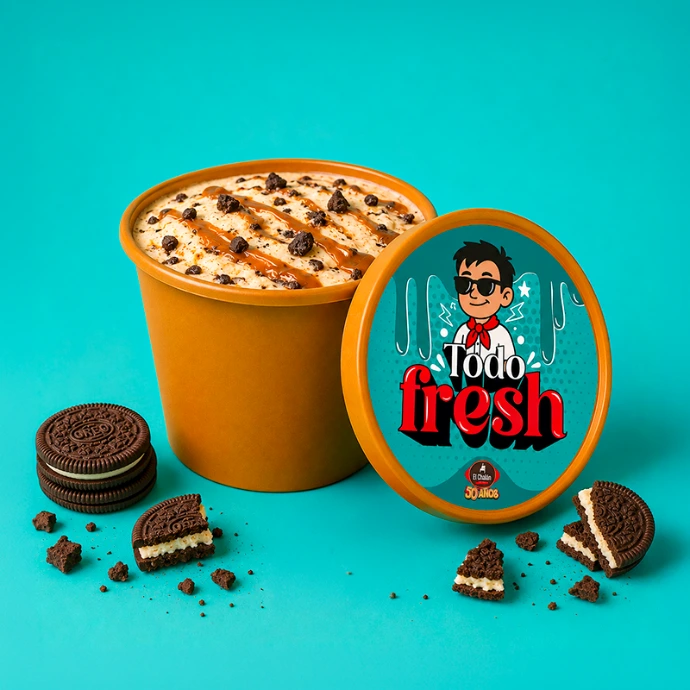 Helado de Oreo con Manjar blanco de 220 ml