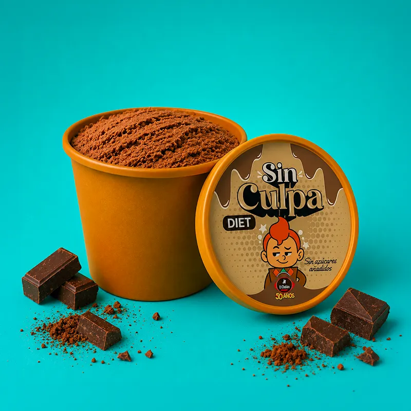 Helado de Chocolate Bajo en Azúcar de 220 ml