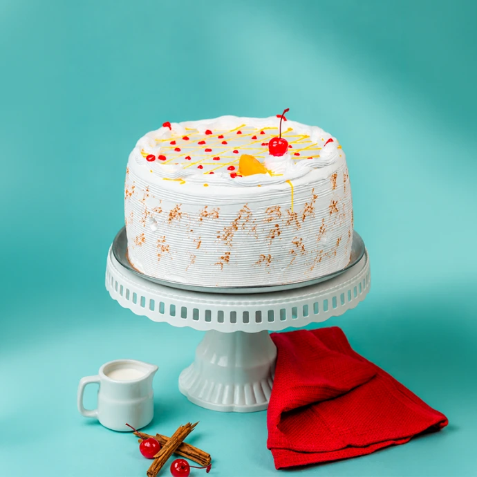 Torta Tres Leches de Vainilla Entera (Clásica, .)
