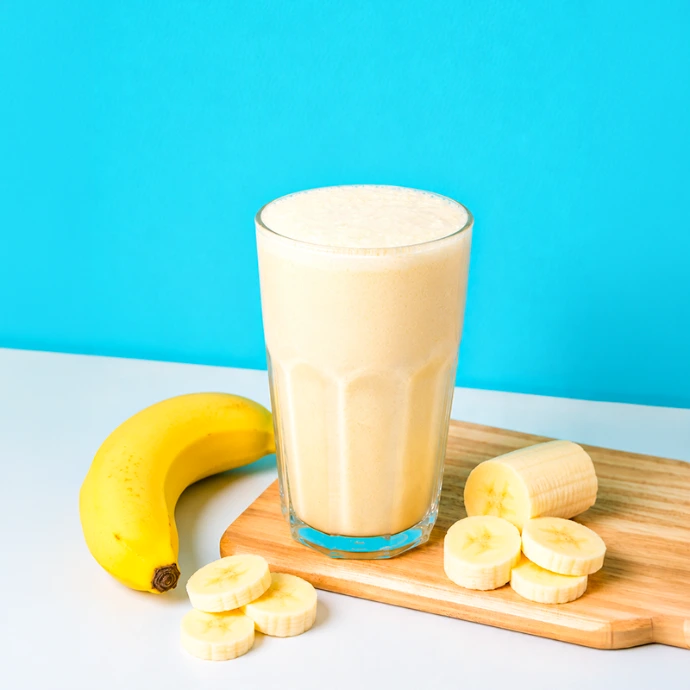 Jugo de Platano con Leche (Helado, Con ázucar, Escribe aqui...)