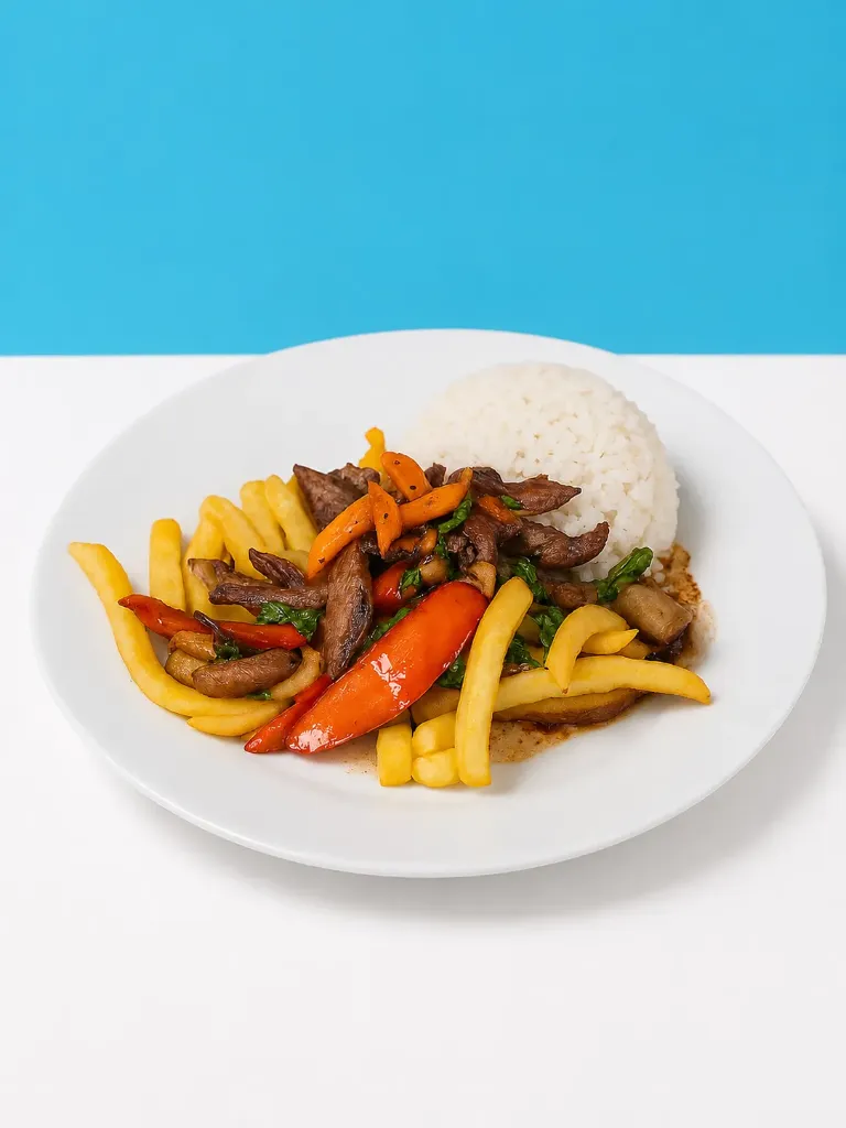 Lomo saltado (Chica morada, Escribe aqui...)